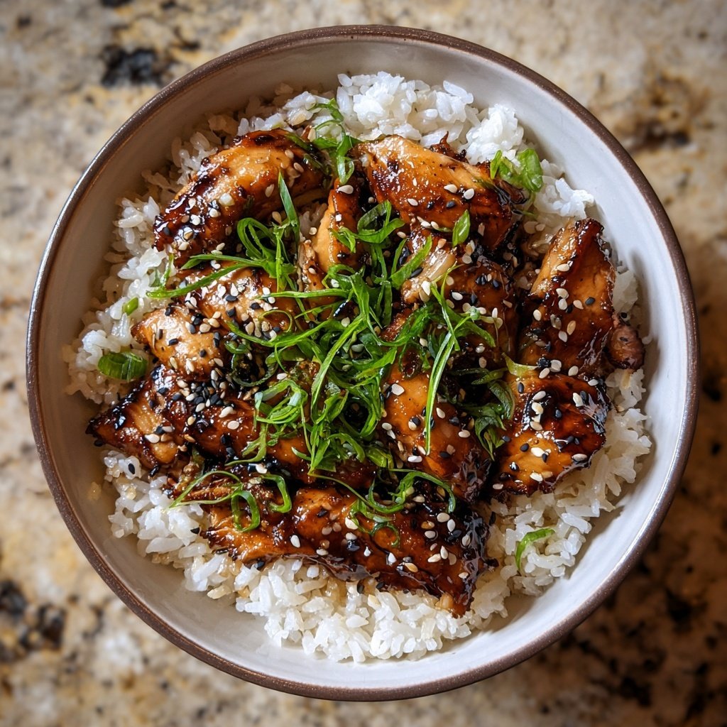 Teriyaki Chicken Rice Bowl