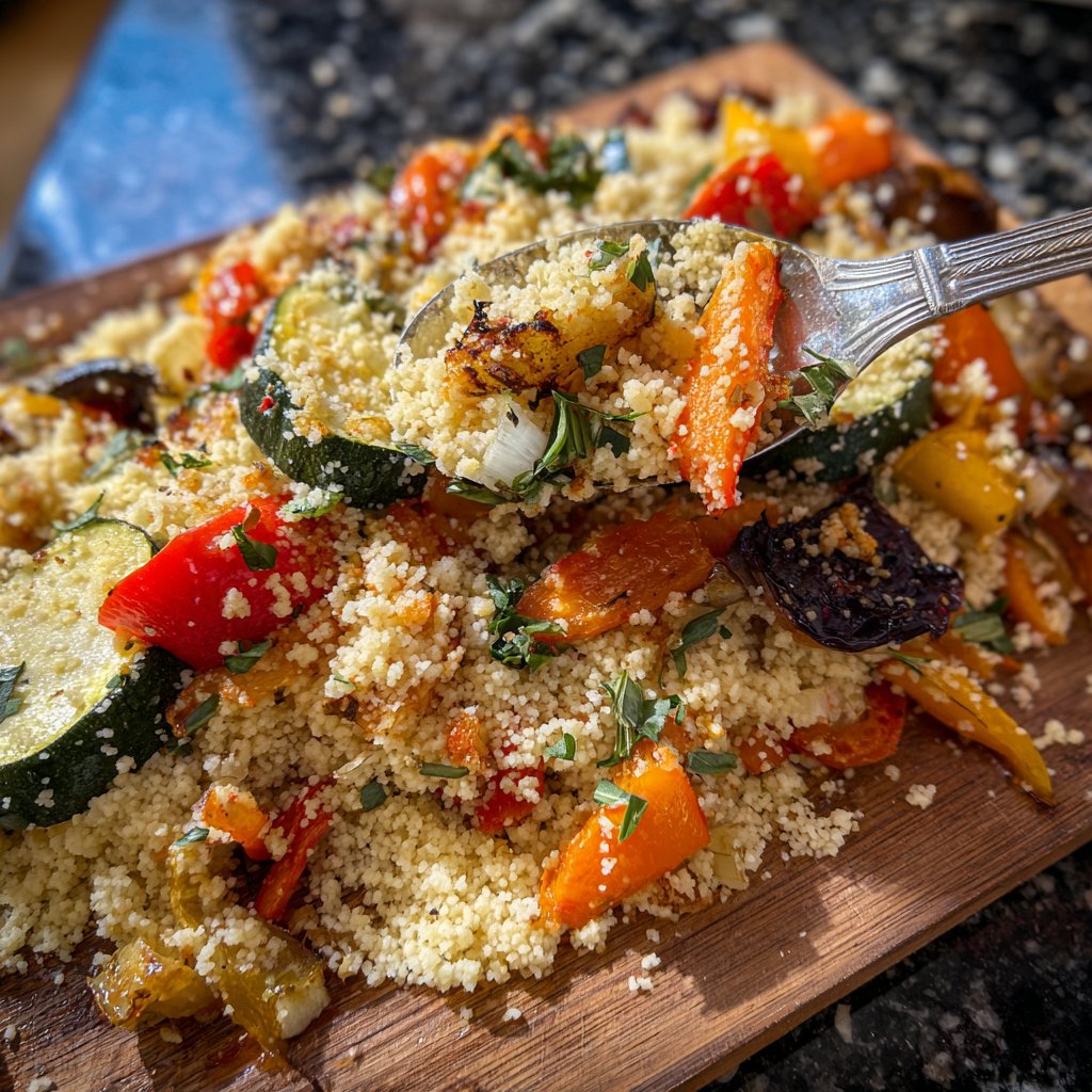 Herb Roasted Veggie Couscous