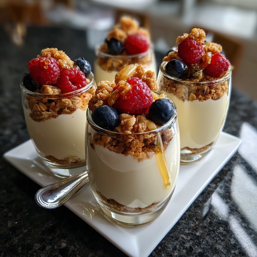 Vanilla Almond Breakfast Yogurt Cups