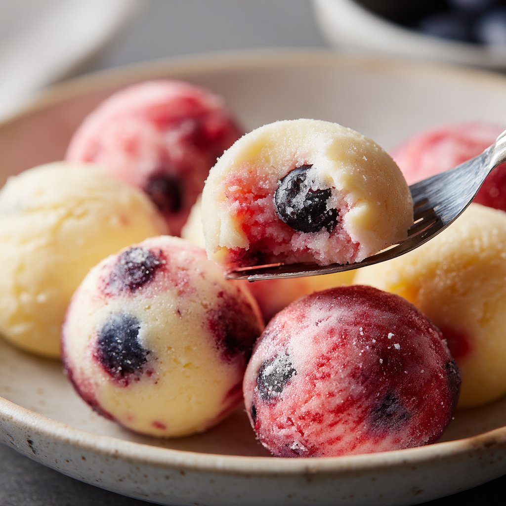 Healthy Frozen Yogurt Bites