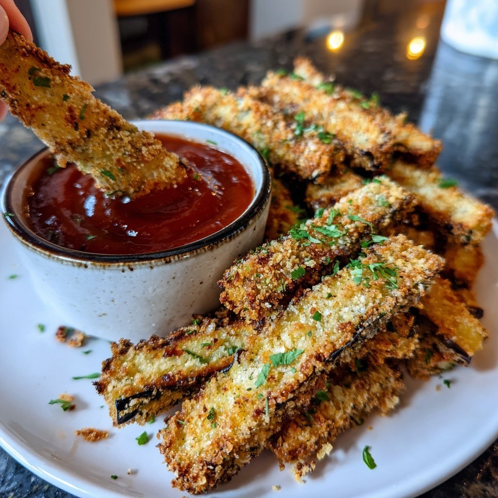 Crispy Eggplant Veggie Fries