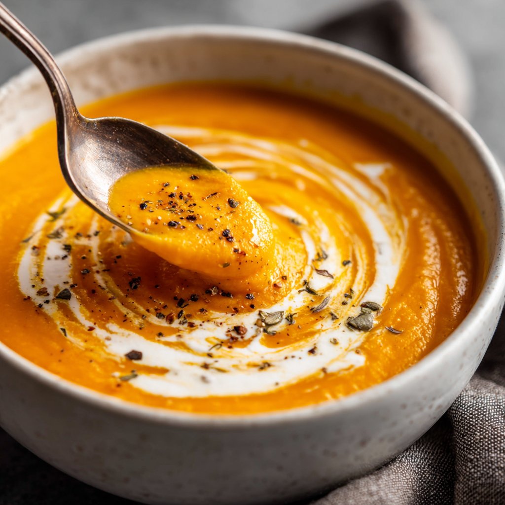 Creamy Carrot Ginger Soup