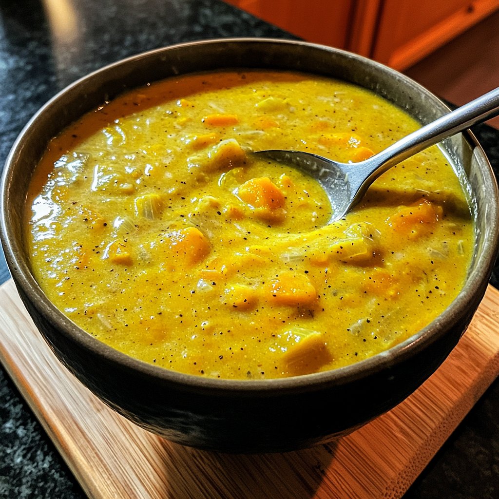 Squash Soup with Leeks